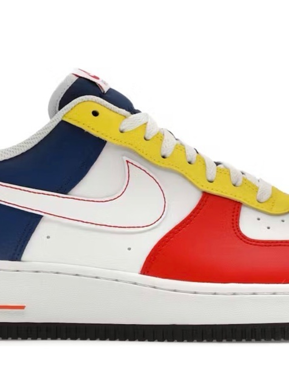 Nike Multicolor Low Top Sneaker - White/Red/Navy/Yellow